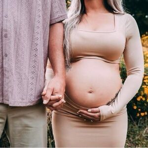 Shein Maternity Cutout Dress